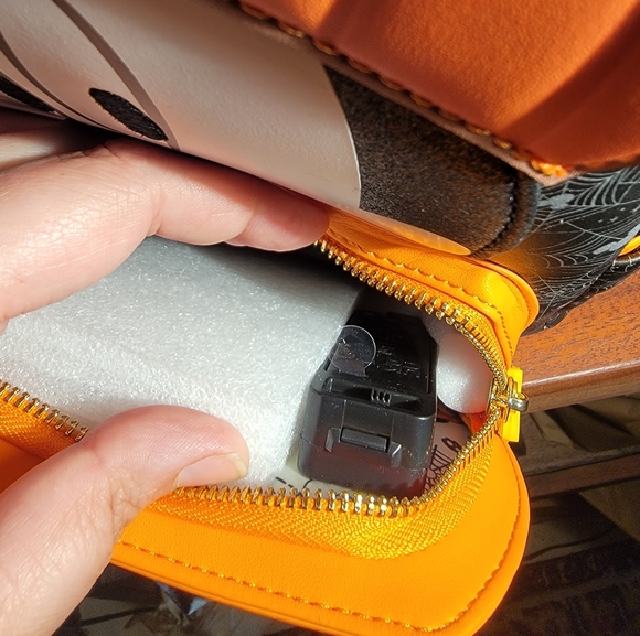 NWT Loungefly Disney Mickey Mouse Pumpkin Light Up Mini Backpack - Picture 8 of 11